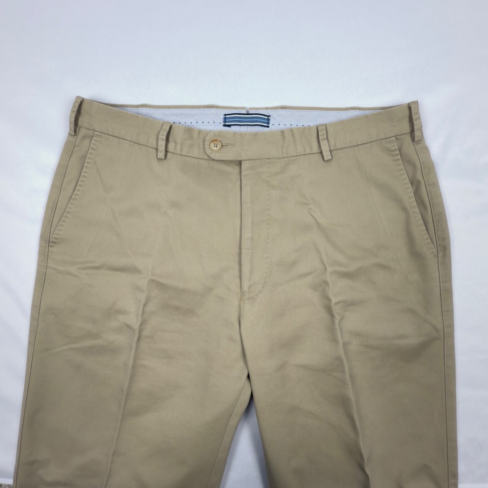 Peter Millar Mens‎ Size 36 Beige Casual Chino Pants Classic Fit Cotton Blend